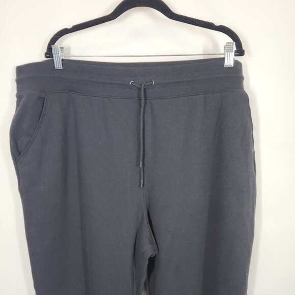 NWT All in Motion Fleece Tapered leg Pants in Black Size 2X - Picture 3 of 6